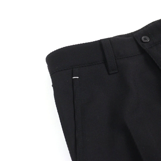 Berluti Pants R21TCU70-001 Main: 100% wool, part: 65% polyester, part: 35% cotton, leather part: calfskin black Cargo Trousers mens 46 Used Authentic