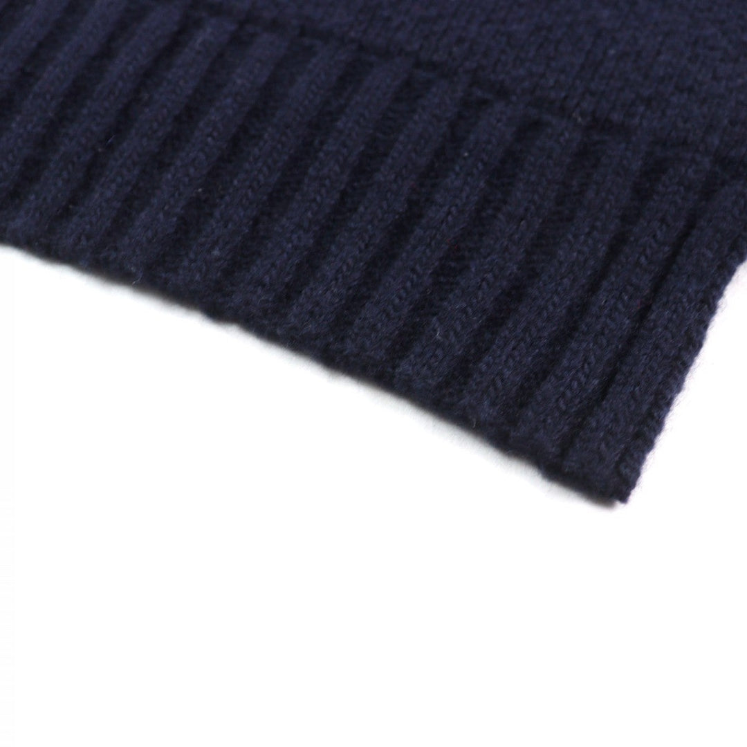 Christian Dior Scarf 85NON308I001 Main: 70% wool, Main: 30% cashmere Navy red mens Used Authentic