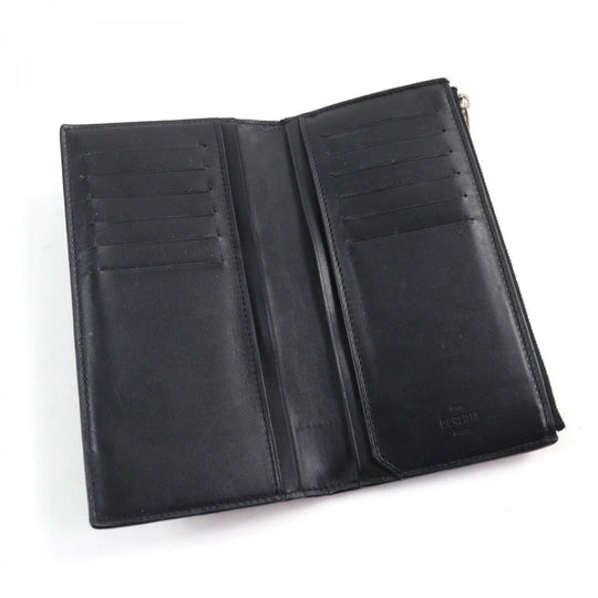 Berluti Long Wallet Purse Main: Leather Black type Brown Neo Santal mens Used Authentic