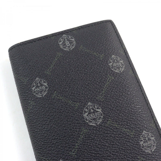 Berluti Long Wallet Purse Main: Leather Black type Brown Neo Santal mens Used Authentic