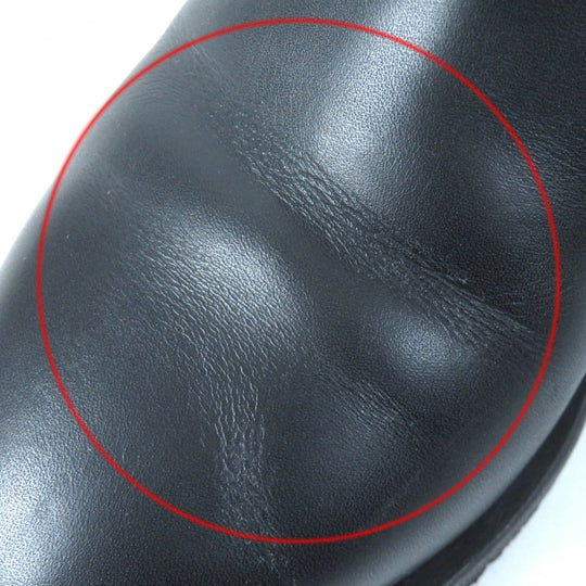 CHANEL short boots G31204 Main: Leather black Women 36 Used Authentic