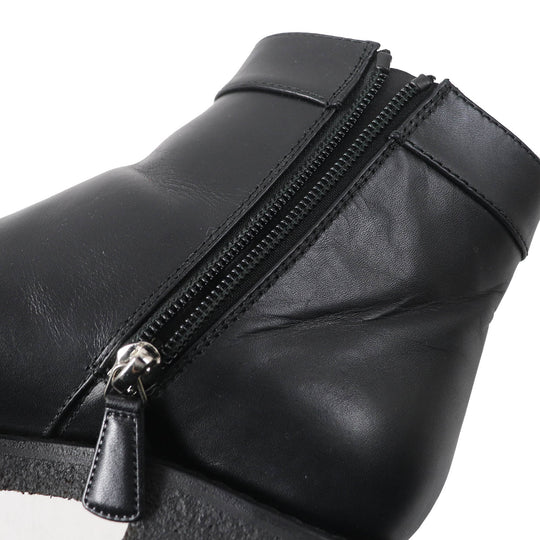 CHANEL short boots G31204 Main: Leather black Women 36 Used Authentic