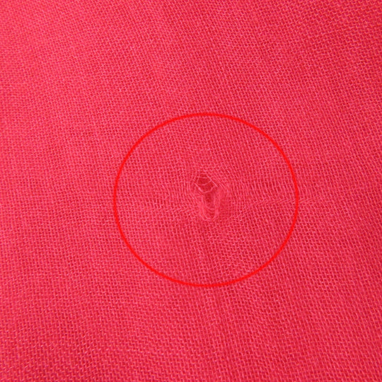 CHANEL shawl Main: 90% modal, Main: 10% cashmere Red type Women Used Authentic