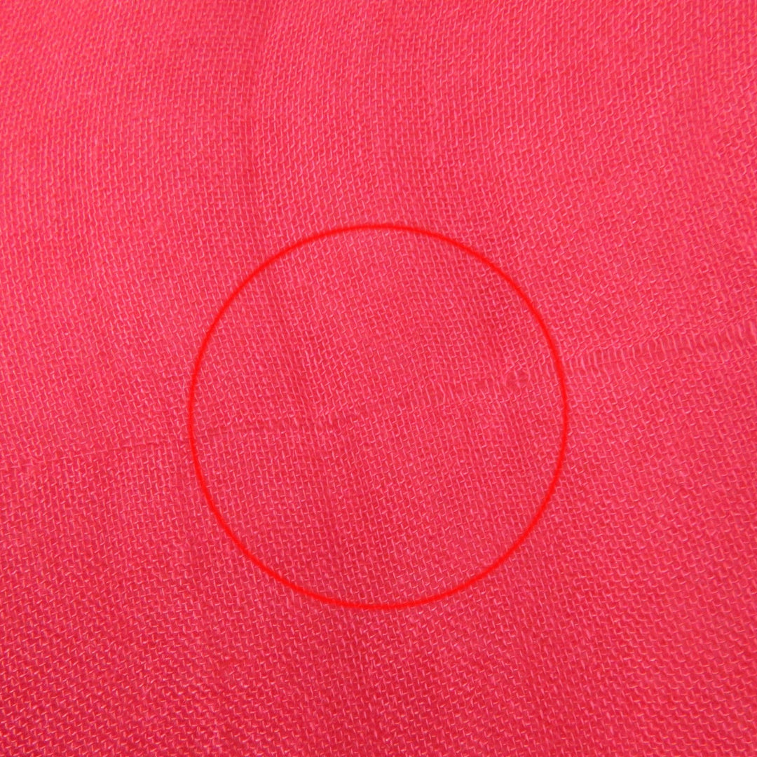 CHANEL shawl Main: 90% modal, Main: 10% cashmere Red type Women Used Authentic