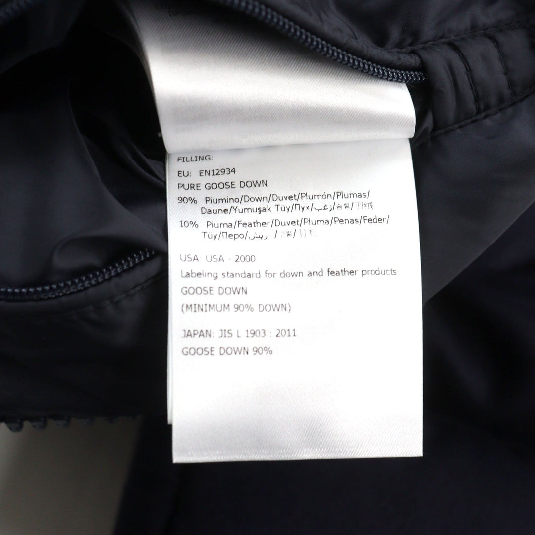 MONCLER Down jacket D20914033805 54272 Outer: 100% wool, Lining: 100% nylon, Part: 100% nylon, Filling: 90% down, Filling: 10% feather Navy MONTGENEVRE GIUBBOTTO mens Zero Size Used Authentic