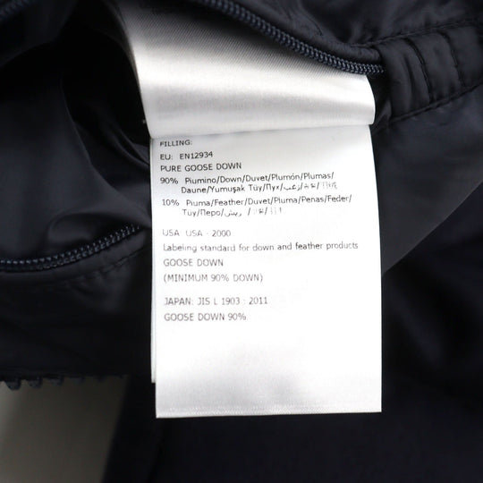 MONCLER Down jacket D20914033805 54272 Outer: 100% wool, Lining: 100% nylon, Part: 100% nylon, Filling: 90% down, Filling: 10% feather Navy MONTGENEVRE GIUBBOTTO mens Zero Size Used Authentic