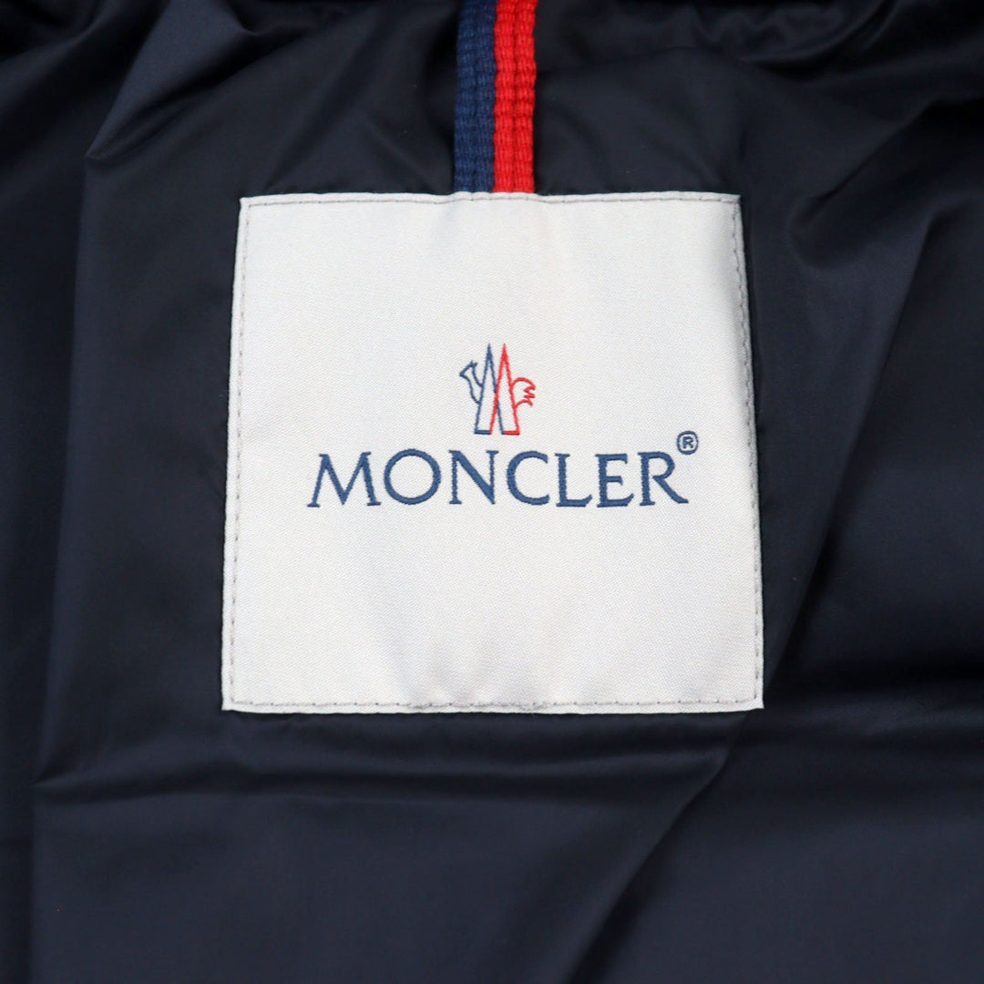MONCLER Down jacket D20914033805 54272 Outer: 100% wool, Lining: 100% nylon, Part: 100% nylon, Filling: 90% down, Filling: 10% feather Navy MONTGENEVRE GIUBBOTTO mens Zero Size Used Authentic