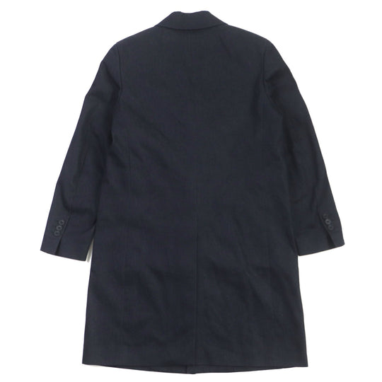 FENDI Chester coat FF0652 Outer: 99% cotton, Outer: 1% polyester, Lining: 100% cupra Indigo mens 46 Used Authentic