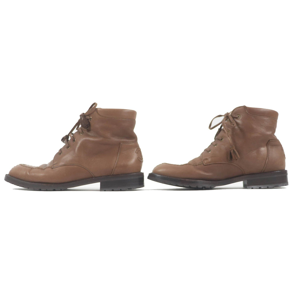 CHANEL short boots 96A Main: Leather Brown Women No size listed Used Authentic