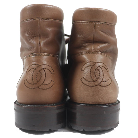CHANEL short boots 96A Main: Leather Brown Women No size listed Used Authentic