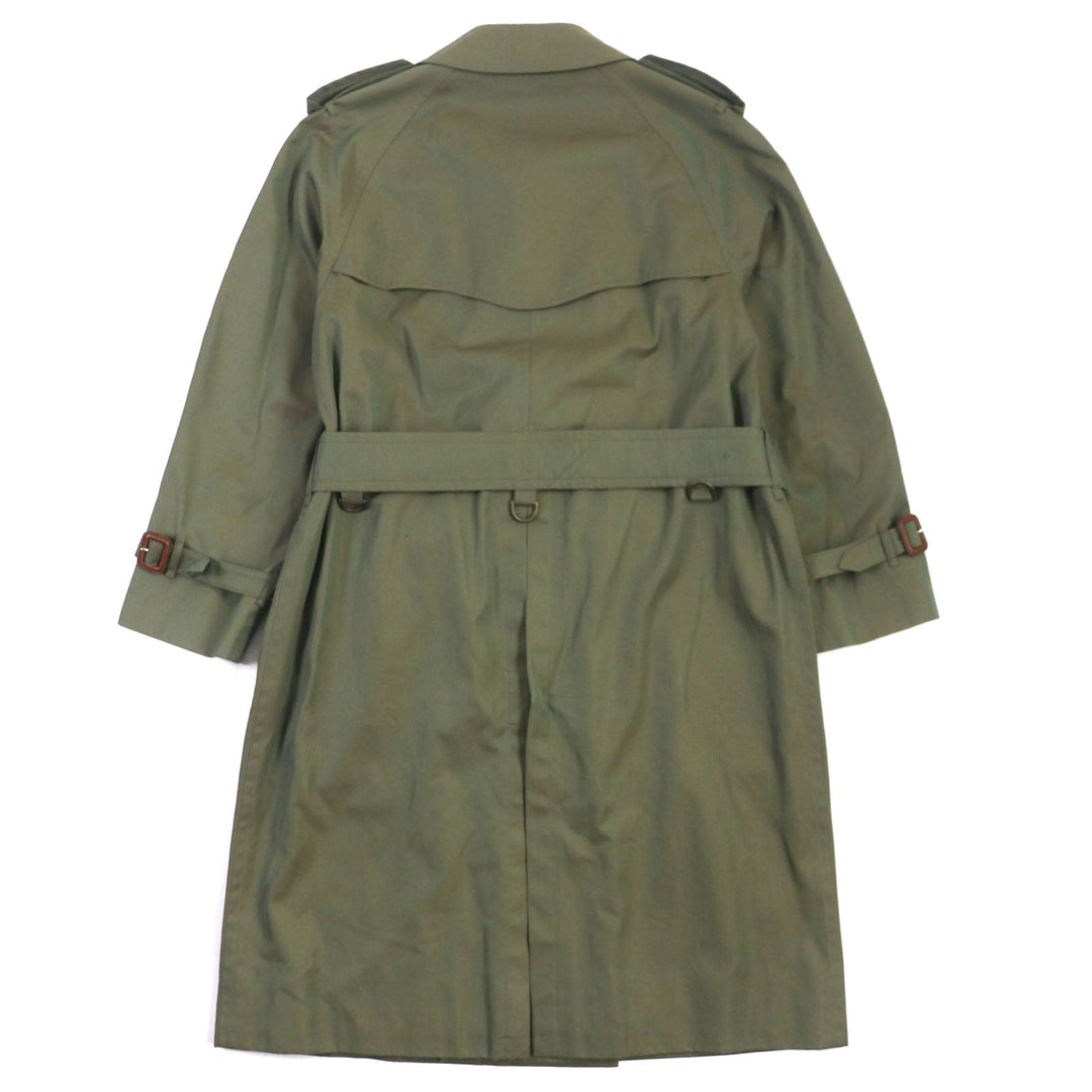 BURBERRY trench coat Outer: 100% cotton, Lining: cotton, Sleeve lining: polyester green mens 88 160 Used Authentic