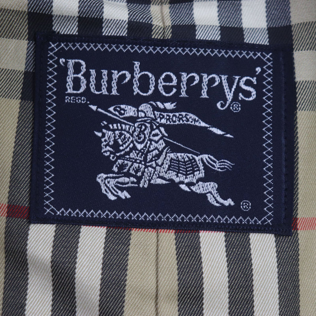 BURBERRY trench coat Outer: 100% cotton, Lining: cotton, Sleeve lining: polyester green mens 88 160 Used Authentic