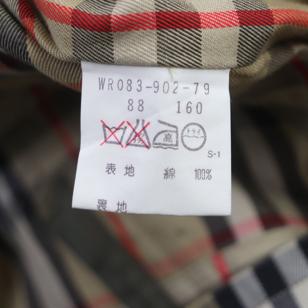 BURBERRY trench coat Outer: 100% cotton, Lining: cotton, Sleeve lining: polyester green mens 88 160 Used Authentic