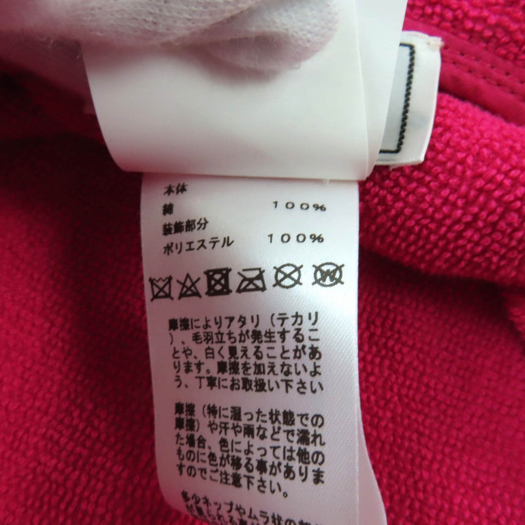 HERMES hat Main: 100% cotton, Part: 100% polyester shocking pink Davis Hat Women 57 Used Authentic