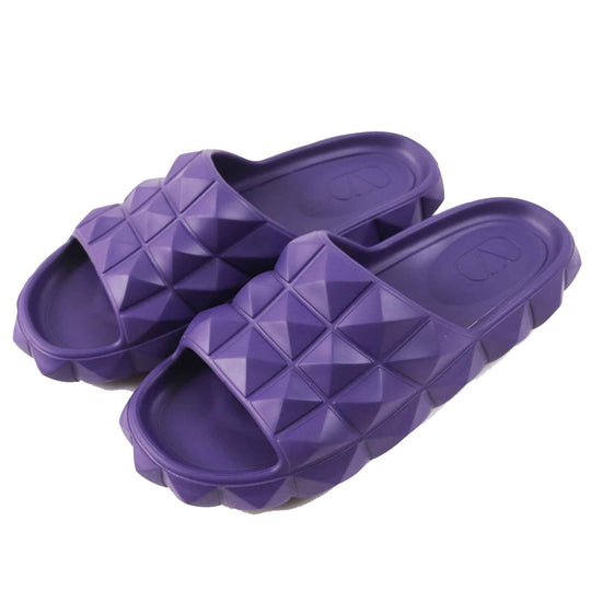 Valentino Garavani Sandals Main: Rubber purple Roman Stud Turtleneck Women 38 Used Authentic