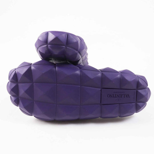 Valentino Garavani Sandals Main: Rubber purple Roman Stud Turtleneck Women 38 Used Authentic