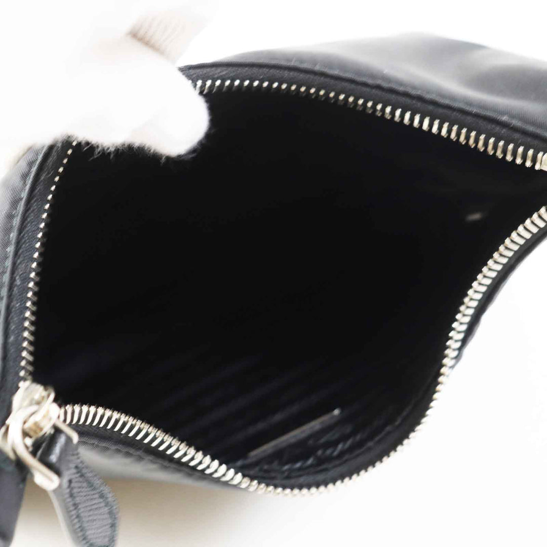 PRADA Handbag 1NE204 Main: Nylon, Part: Cowhide black RE-NYLON RE-EDITION Women Used Authentic