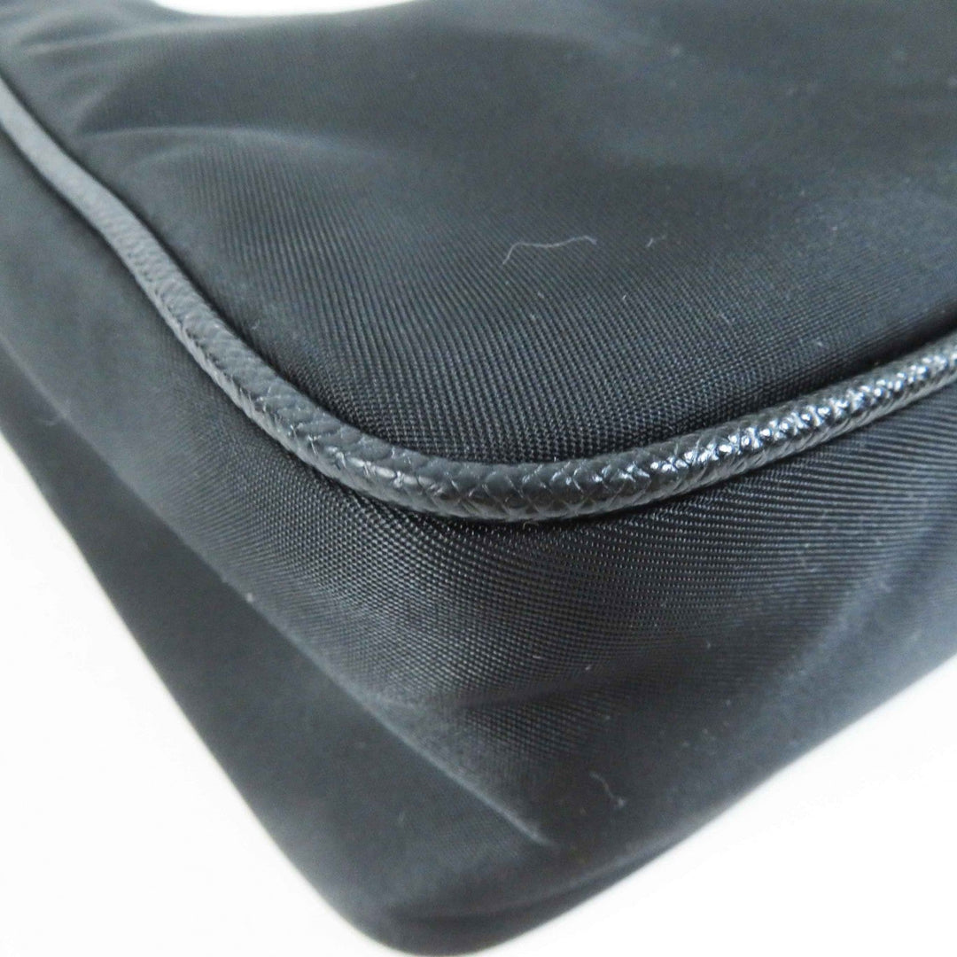PRADA Handbag 1NE204 Main: Nylon, Part: Cowhide black RE-NYLON RE-EDITION Women Used Authentic