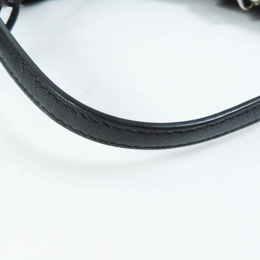 PRADA Handbag 1NE204 Main: Nylon, Part: Cowhide black RE-NYLON RE-EDITION Women Used Authentic