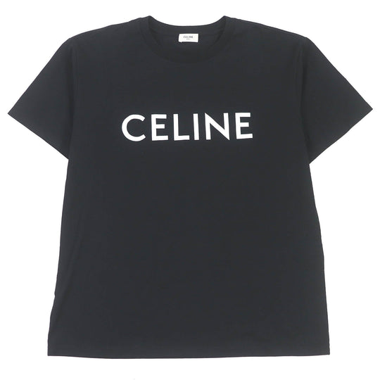 CELINE Short sleeve T-shirt 2X681677Q Main: 100% cotton black mens S Used Authentic