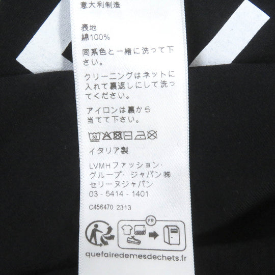CELINE Short sleeve T-shirt 2X681677Q Main: 100% cotton black mens S Used Authentic