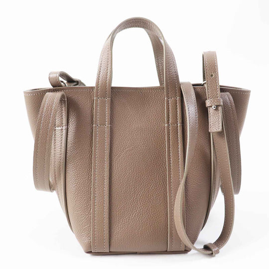 BALENCIAGA Shoulder Bag 672793 Main: Leather Gurege Everyday XS North South Women Used Authentic