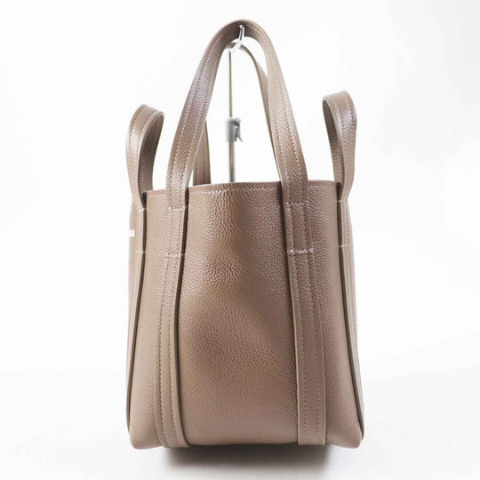 BALENCIAGA Shoulder Bag 672793 Main: Leather Gurege Everyday XS North South Women Used Authentic