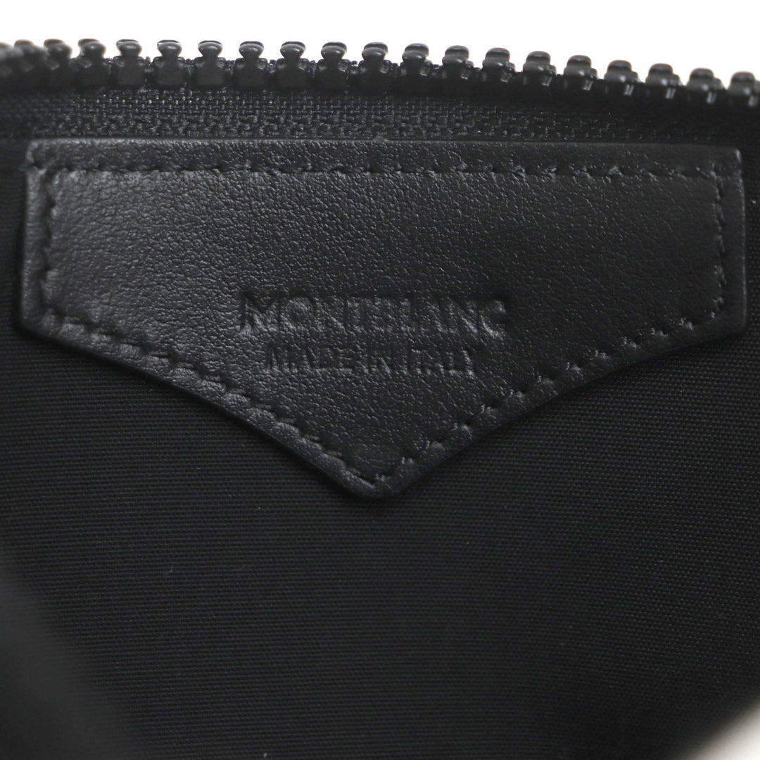 MONTBLANC Coin case Main: Leather black Extreme 3.0 Mini Pouch with 8CC Card Pockets mens Used Authentic
