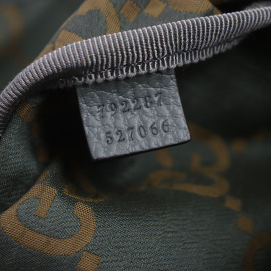 GUCCI Waist bag 792287 Main: Nylon, Part: Leather khaki GG Ripstop Belt Bag mens Used Authentic