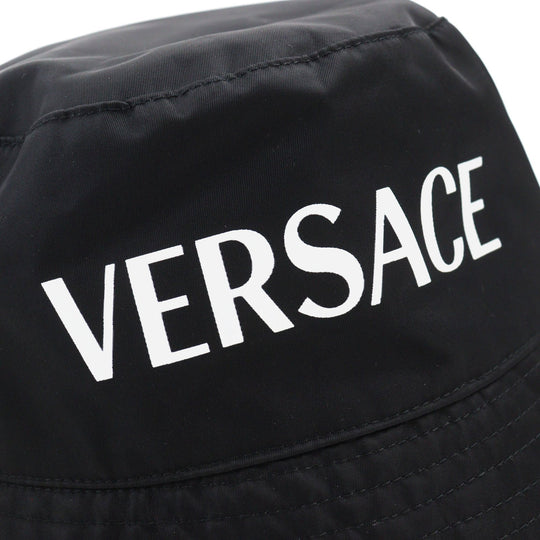 VERSACE hat 1012327 Outer: 100% nylon, Lining: 100% nylon Black yellow mens Used Authentic