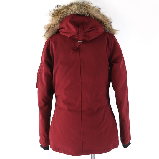 CANADA GOOSE Down jacket 2530JL Main: 85% polyester, Main: 15% cotton, Lining: 100% nylon, Filling: 80% down, Filling: 20% feather Red type MONTEBELLO Women S Used Authentic