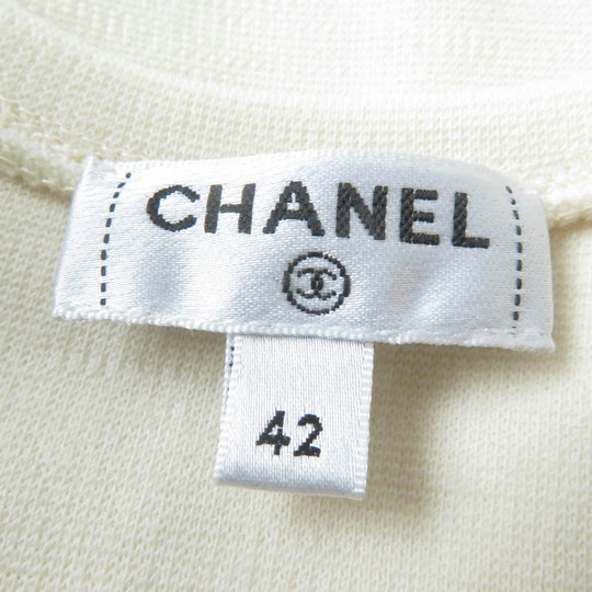 CHANEL tops 20A P64484V21533 Main: 100% wool Ivory Women 42 Used Authentic