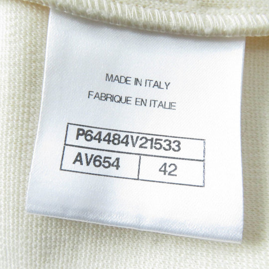 CHANEL tops 20A P64484V21533 Main: 100% wool Ivory Women 42 Used Authentic