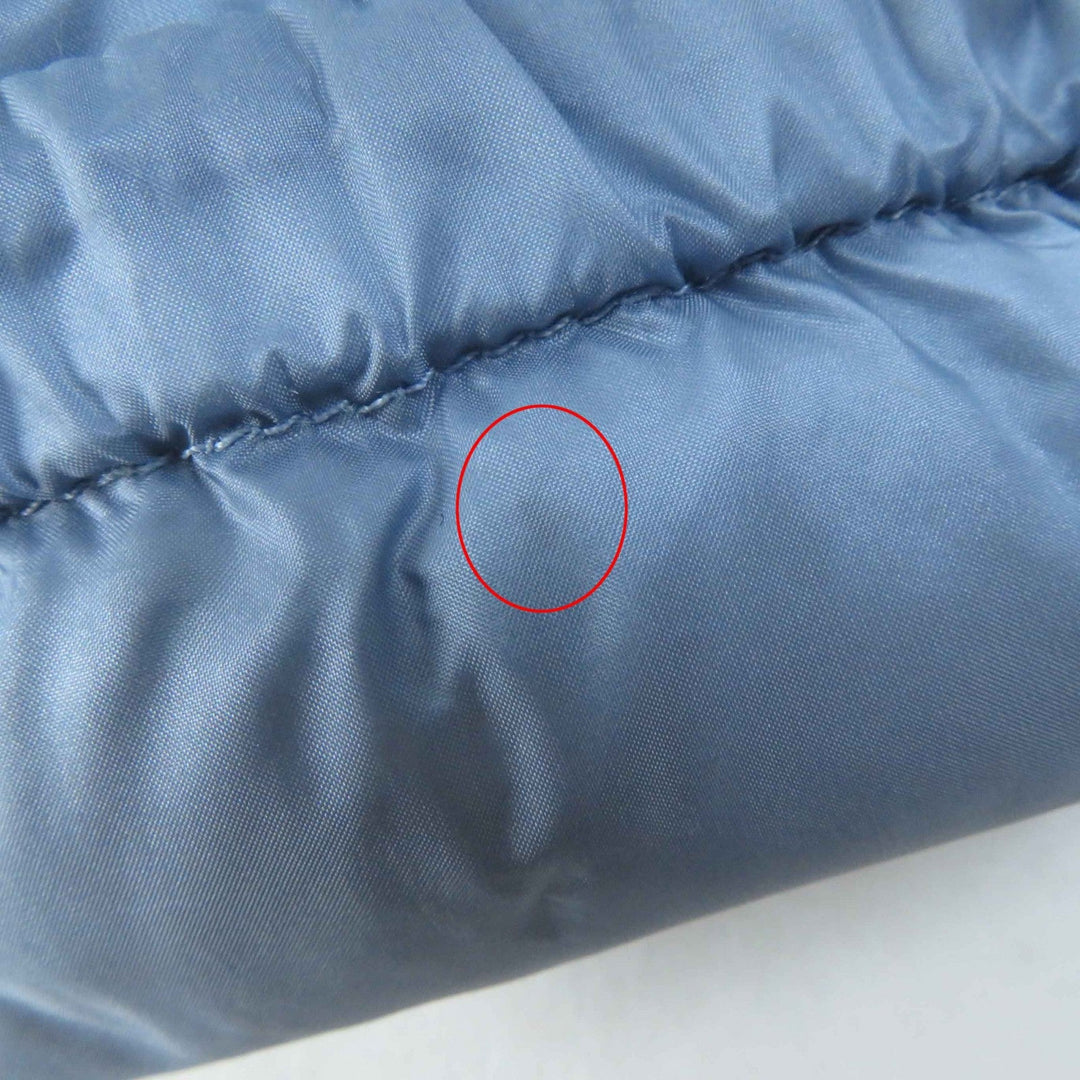 MONCLER Down jacket Outer: 100% nylon, Lining: 100% nylon, Filling: 90% down, Filling: 10% feather Light blue LANS Women 1 Used Authentic