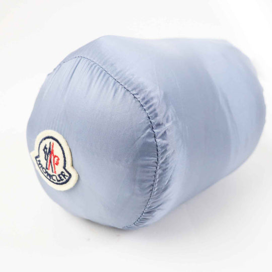 MONCLER Down jacket Outer: 100% nylon, Lining: 100% nylon, Filling: 90% down, Filling: 10% feather Light blue LANS Women 1 Used Authentic