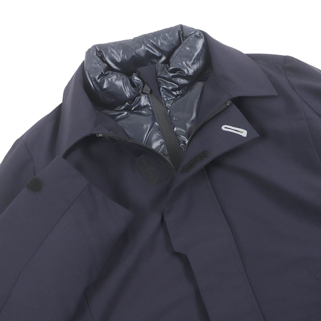 TATRAS Down jacket MTLA20A4115-D Main: 55% nylon, Main: 45% polyurethane, Lining: 100% nylon, Filling: 90% down, Filling: 10% feather Navy FAVONIO mens 02 170/92A Used Authentic
