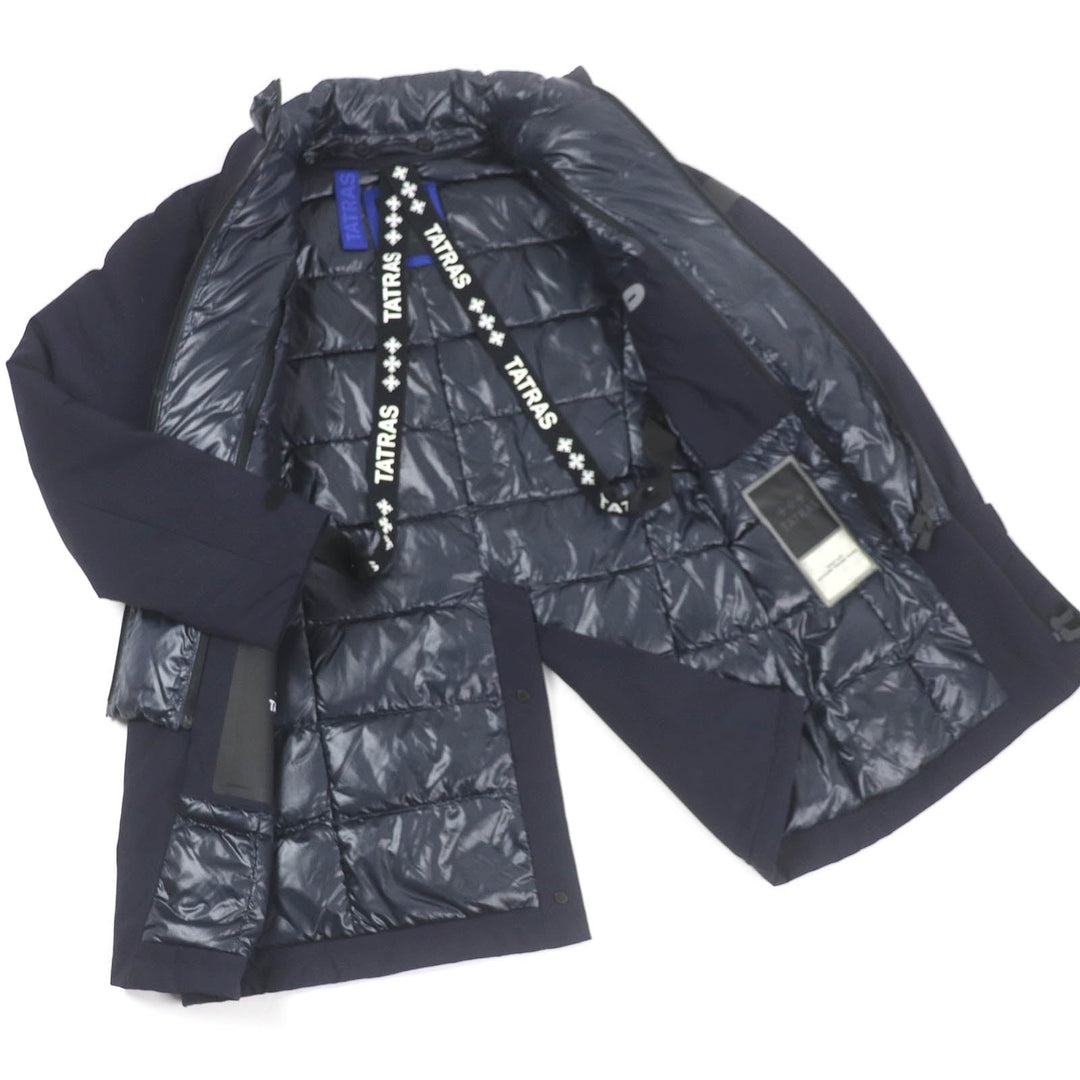 TATRAS Down jacket MTLA20A4115-D Main: 55% nylon, Main: 45% polyurethane, Lining: 100% nylon, Filling: 90% down, Filling: 10% feather Navy FAVONIO mens 02 170/92A Used Authentic