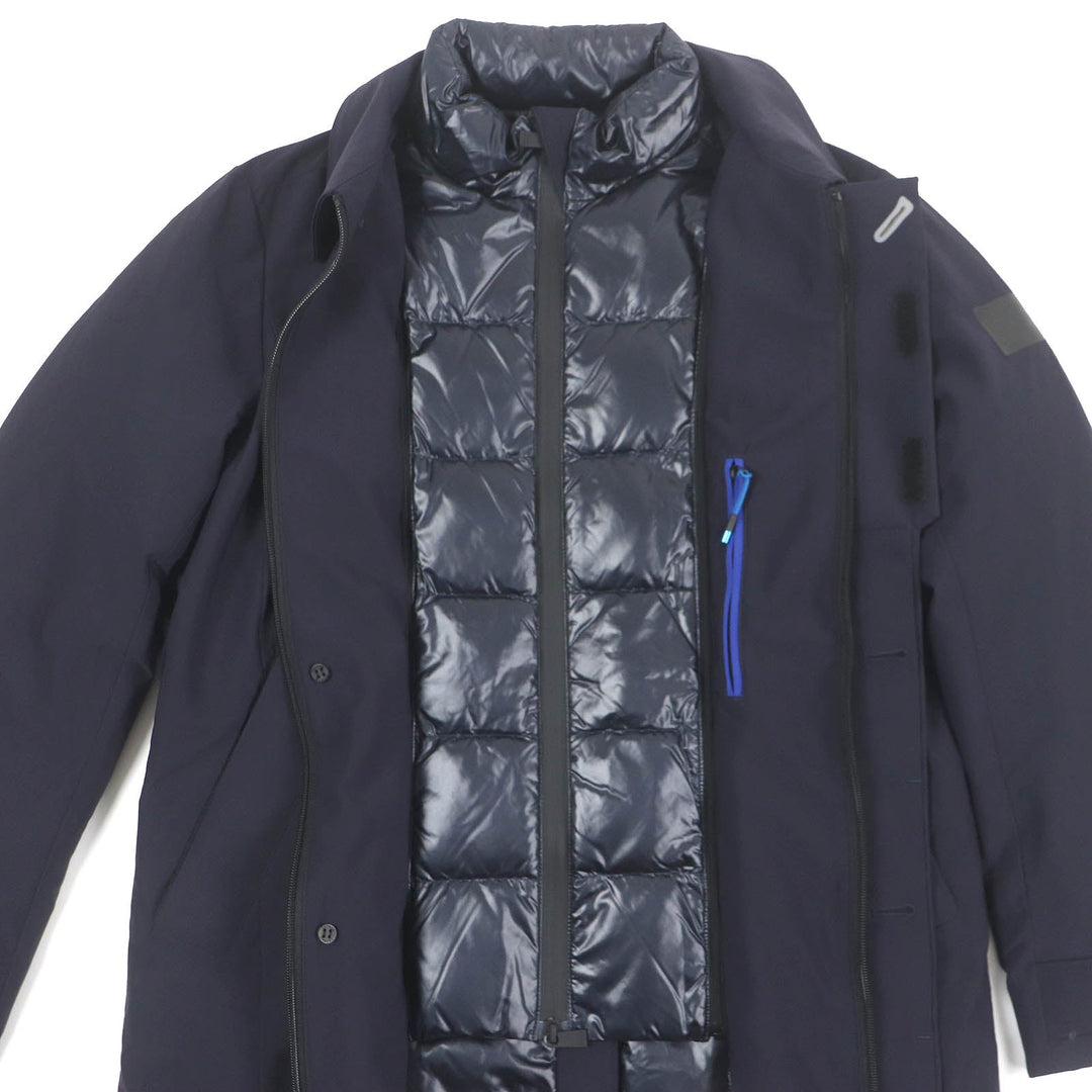 TATRAS Down jacket MTLA20A4115-D Main: 55% nylon, Main: 45% polyurethane, Lining: 100% nylon, Filling: 90% down, Filling: 10% feather Navy FAVONIO mens 02 170/92A Used Authentic