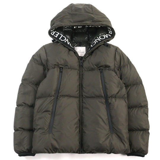MONCLER Down jacket F20911B56900 C0300 Outer: 100% nylon, Lining: 100% nylon, Filling: 90% down, Filling: 10% feather Khaki green MONTCLA GIUBBOTTO mens 1 Used Authentic