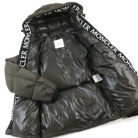 MONCLER Down jacket F20911B56900 C0300 Outer: 100% nylon, Lining: 100% nylon, Filling: 90% down, Filling: 10% feather Khaki green MONTCLA GIUBBOTTO mens 1 Used Authentic