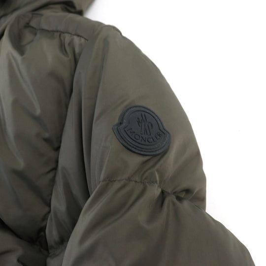 MONCLER Down jacket F20911B56900 C0300 Outer: 100% nylon, Lining: 100% nylon, Filling: 90% down, Filling: 10% feather Khaki green MONTCLA GIUBBOTTO mens 1 Used Authentic