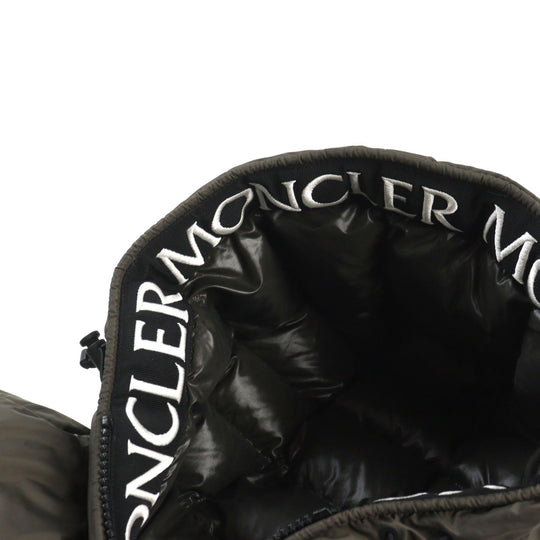 MONCLER Down jacket F20911B56900 C0300 Outer: 100% nylon, Lining: 100% nylon, Filling: 90% down, Filling: 10% feather Khaki green MONTCLA GIUBBOTTO mens 1 Used Authentic