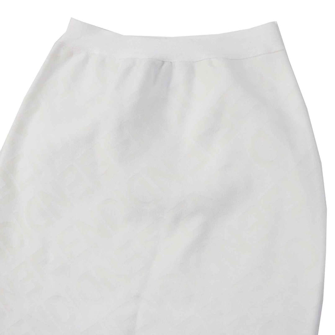 FENDI skirt FZQ719 ANZE Outer material: 56% rayon, Outer material: 40% nylon, Outer material: 4% polyurethane White pink gray Women 36 Used Authentic