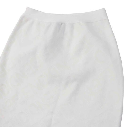 FENDI skirt FZQ719 ANZE Outer material: 56% rayon, Outer material: 40% nylon, Outer material: 4% polyurethane White pink gray Women 36 Used Authentic