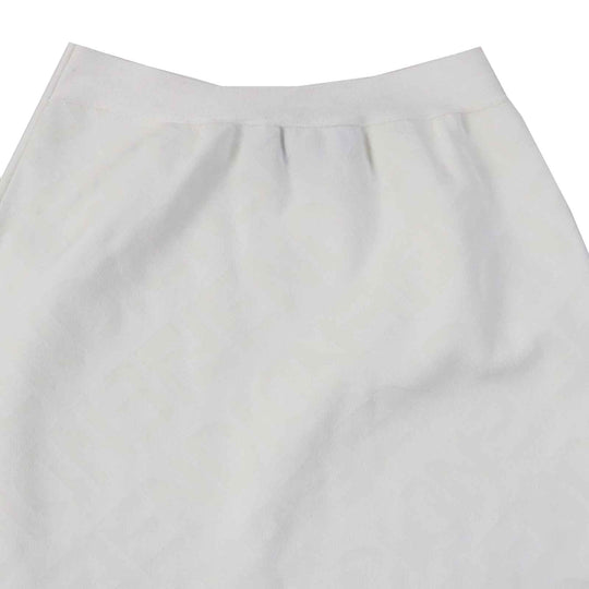 FENDI skirt FZQ719 ANZE Outer material: 56% rayon, Outer material: 40% nylon, Outer material: 4% polyurethane White pink gray Women 36 Used Authentic