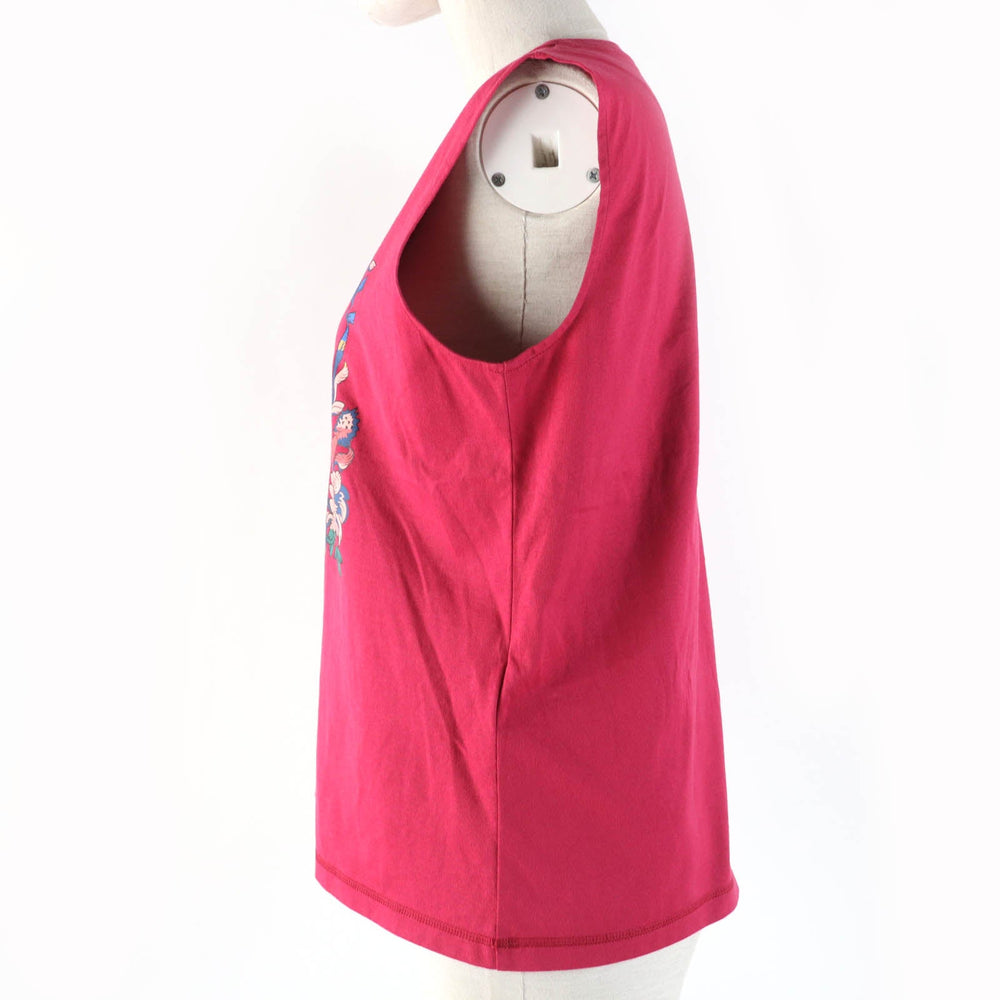 HERMES tops 4E4629DA Main: 100% cotton Pink type Women 38 Used Authentic