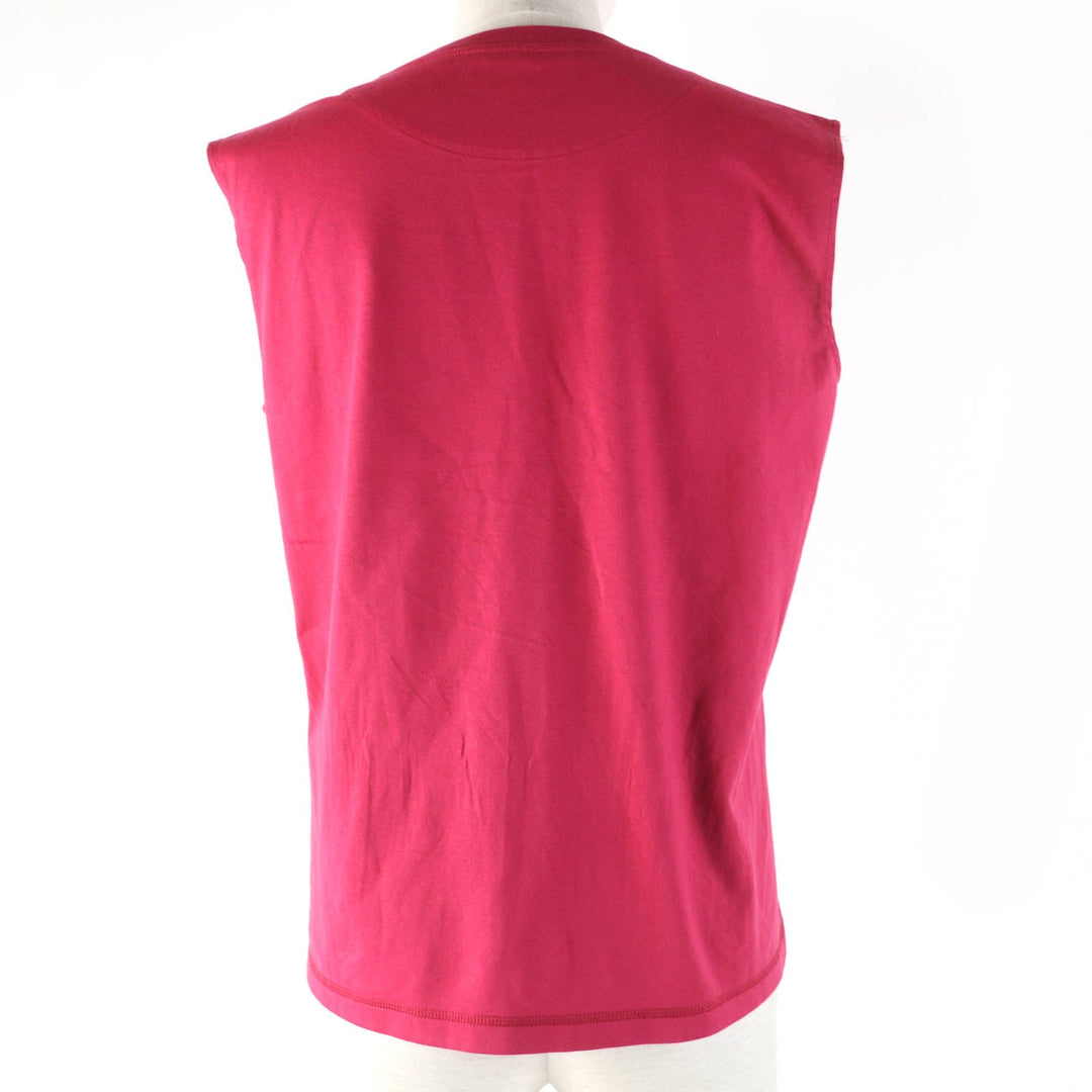 HERMES tops 4E4629DA Main: 100% cotton Pink type Women 38 Used Authentic