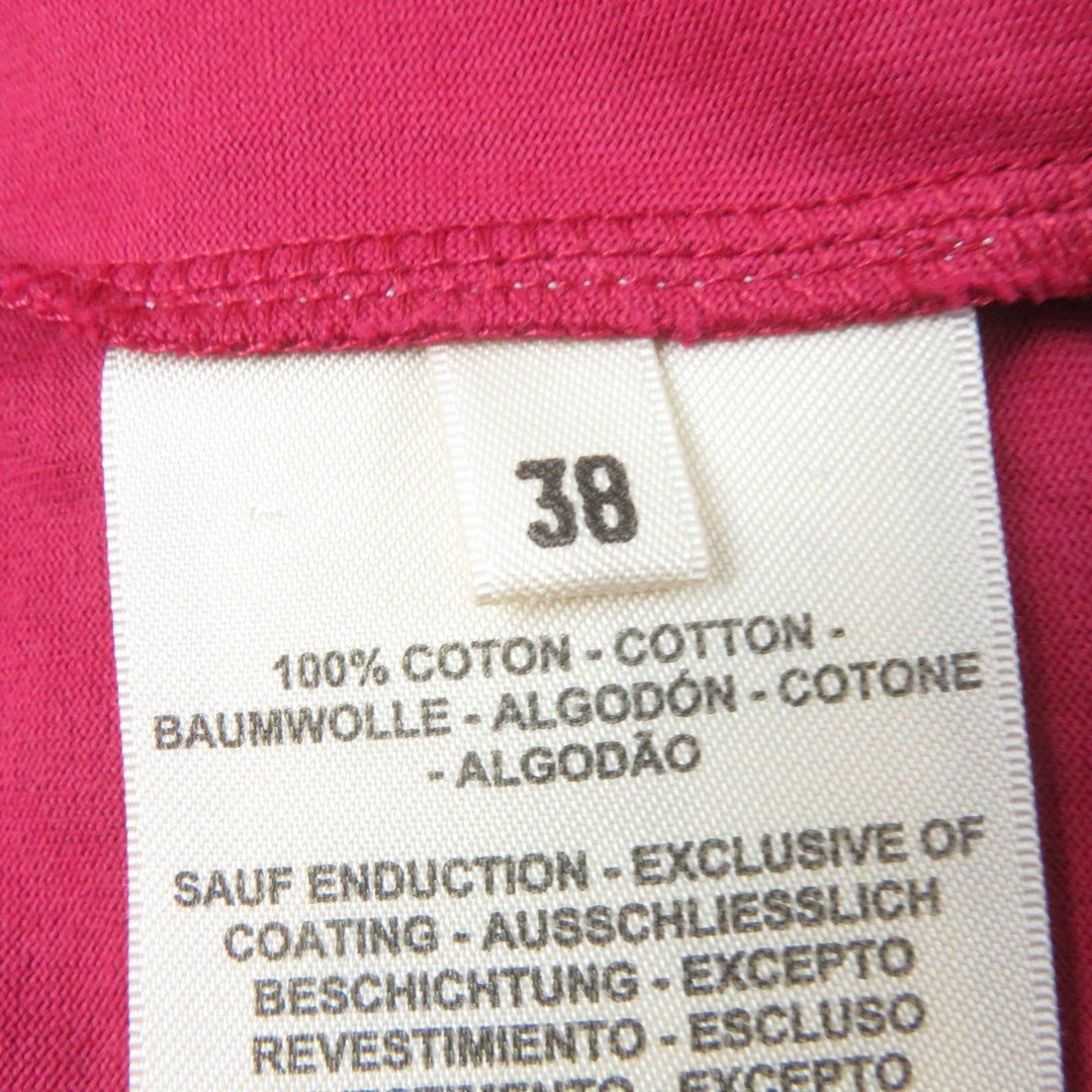 HERMES tops 4E4629DA Main: 100% cotton Pink type Women 38 Used Authentic