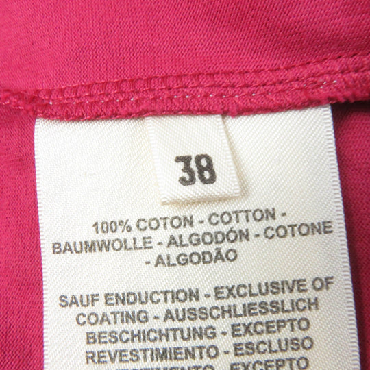 HERMES tops 4E4629DA Main: 100% cotton Pink type Women 38 Used Authentic