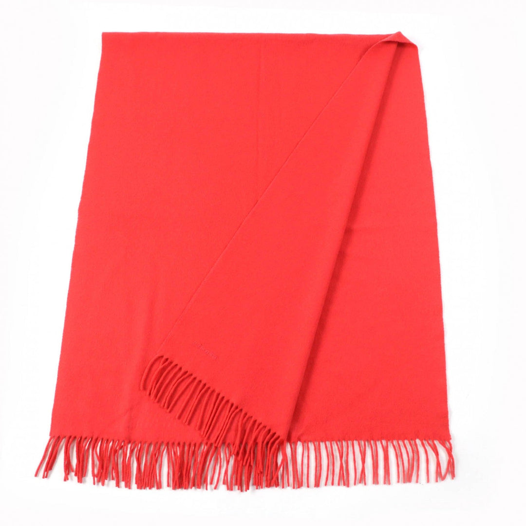 HERMES Stall Main: 100% cashmere Red type Women Used Authentic